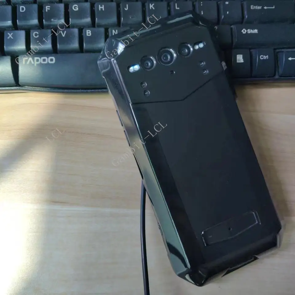 KJYF Custodia In Silicone Morbido Per Doogee V Max (6.58 Pollici), Ultra Sottile, Antigraffio, Bumper Protettivo, Colore Nero