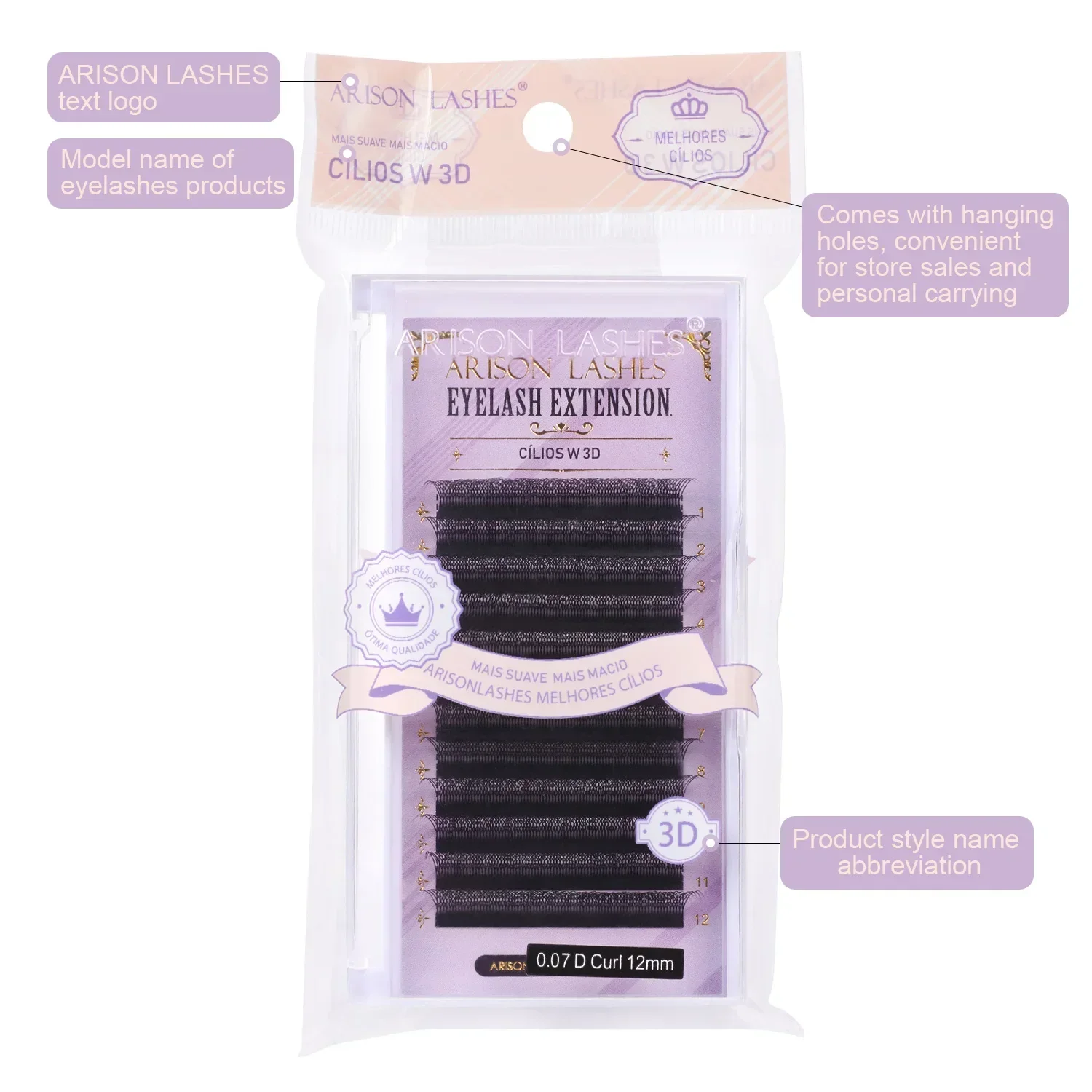 Фото Ресницы Arison W Shape 3/4/5/6D, готовые ресницы для увеличения объема, YY Style Lashes, искусственная норка, мягкие, легкие в использовании натуральные ресницы №2