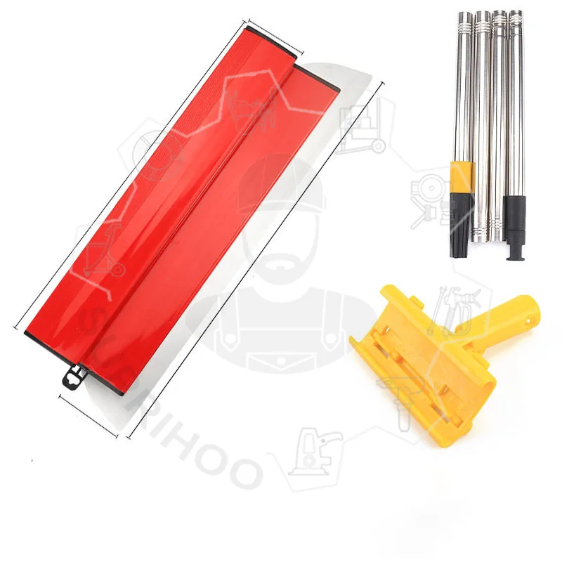 Putty Knife Drywall Smoothing Spatula 40cm 60cm Stainless Steel Painting Skimming Flexible Blade Wall Tools Suprihoo