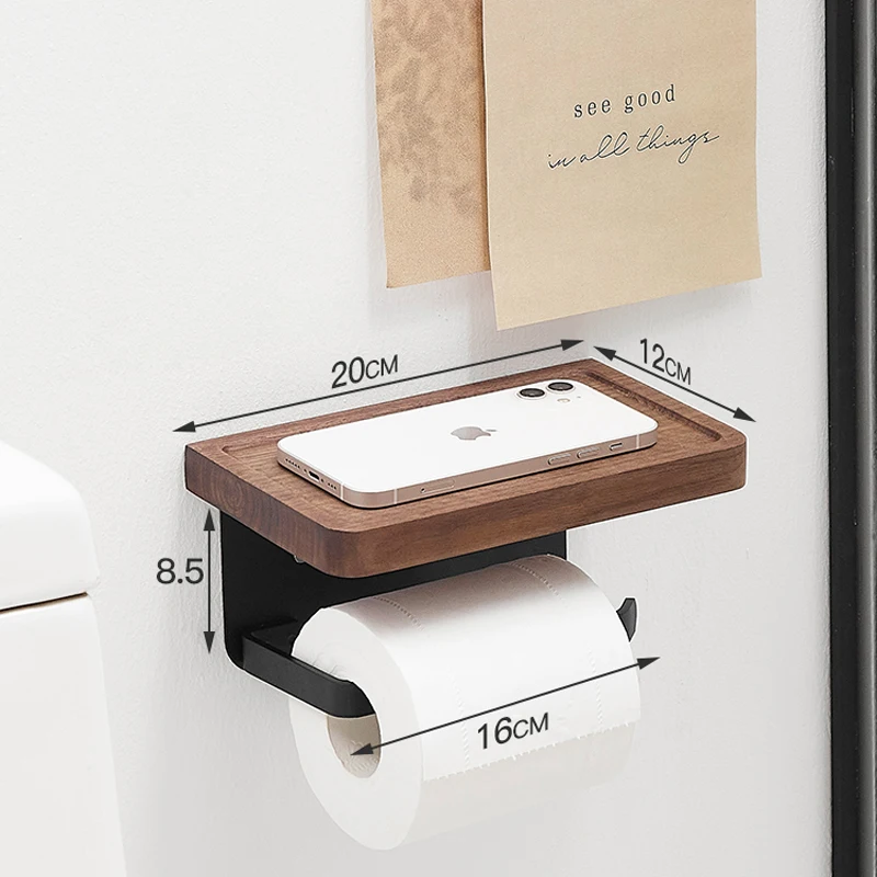 Toilet Tissue Roll Holders Wall Mount with Self Screw for Small Items Tissue Holder for Bathroom Kitchen Bedroom toilet paper rack toilet paper holder toilet roll holder tissue holder