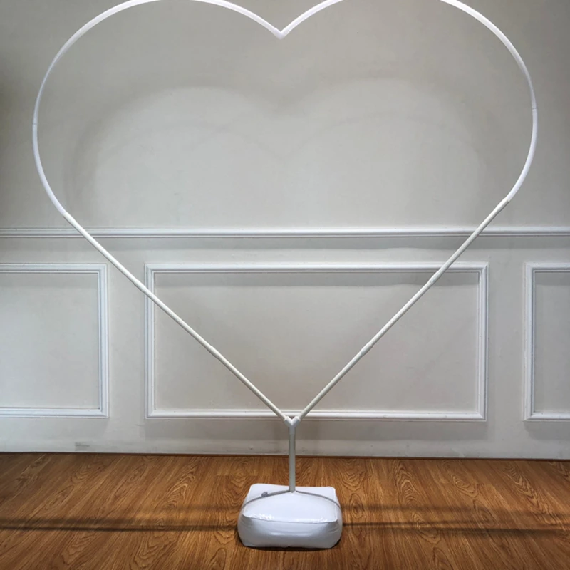 Heart Shaped Balloon Arch DIY Balloon Arch Garland Stand Kit For Outdoors Weddings Anniversary Decorations 5.2 party arch set,wedding arch set,balloon arch kit