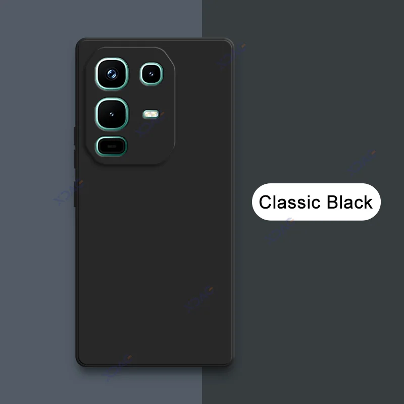 Luxury Candy Cellphone Case with Camera Protector - Soft Square Liquid Silicone Armor Coque