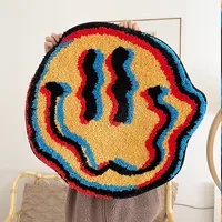 LAKEA Trippy Smiling Face Rug Handmade Rug Tufted Rug Gift for Friend Rugs for Bedroom Geek Gift Home Decor Carpet - Image 6