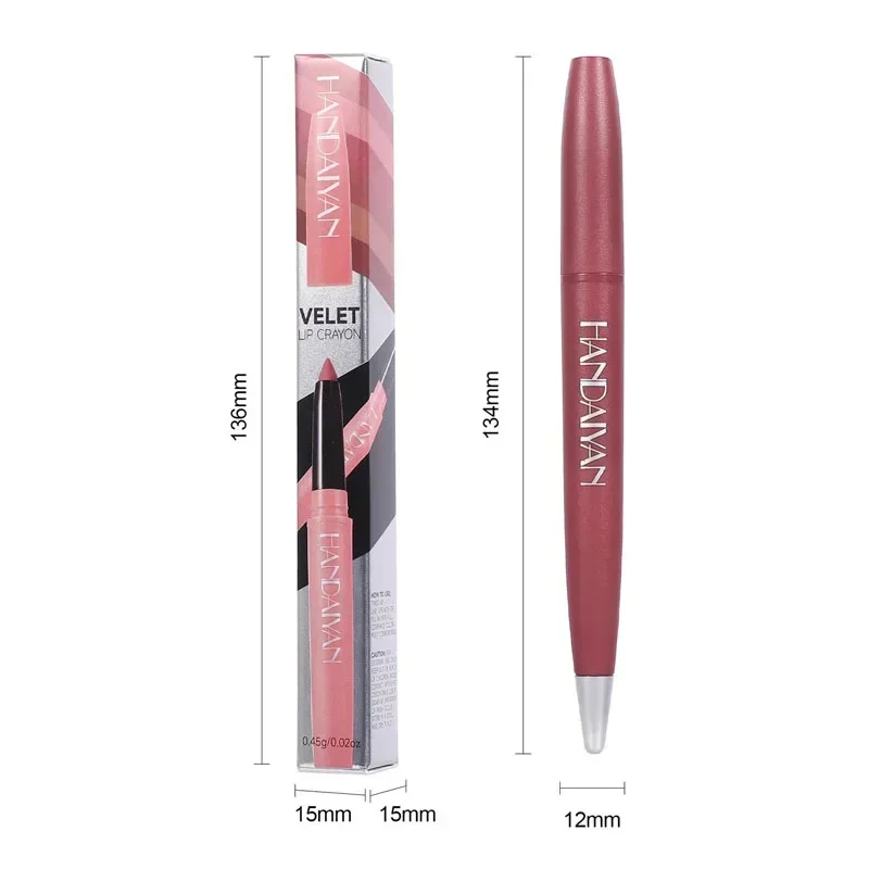 Lip Liner Pencil Fine Tip Lip Liner Pen Soft Mist Matte Lip Crayon Sexy Rose Pink Lipstick Pencil Contouring Lipliner Outline Tint Cosmetic