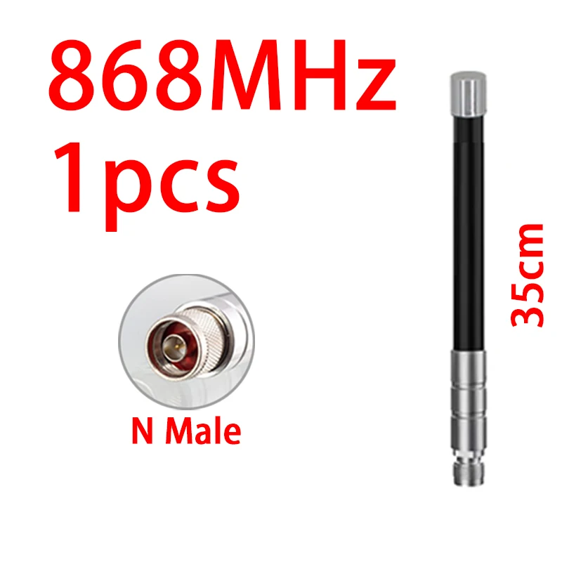 LoRa 915MHz 868MHz 유리섬유 안테나 실외 옴니 안테나 헬륨 밥캣 마이너 핫스팟 안테나 (Meshtastic Lorawan 장거리용)