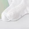 Children's Mesh Socks Medium Tube Pure Cotton Spring Summer Boys and Girls Thin White Socks Babies Breathable Socks 5Pairs 5
