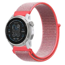 Premium Nylon Loop Strap - 20/22mm Comfortable Sports Bracelet Accessory - Width 20mm (Brilliant pink)