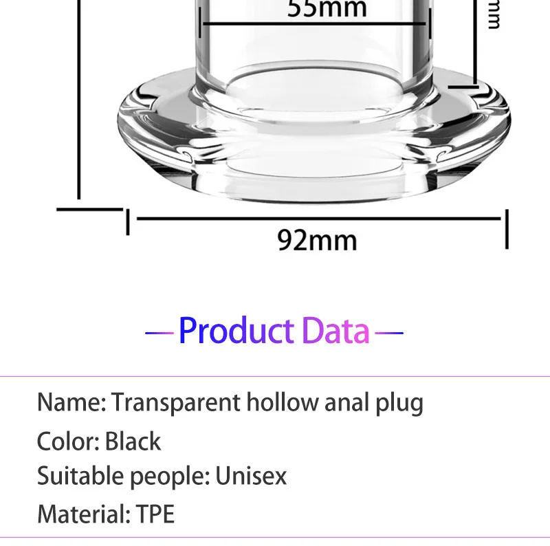Silikon Içi Boş Anal Stoper Ile Spekulum Lavman Anüs Dilatör Butt Plug Prostat Masajı Bdsm Seks Oyuncakları Kadın Erkek Eşcinsel_voghion.com