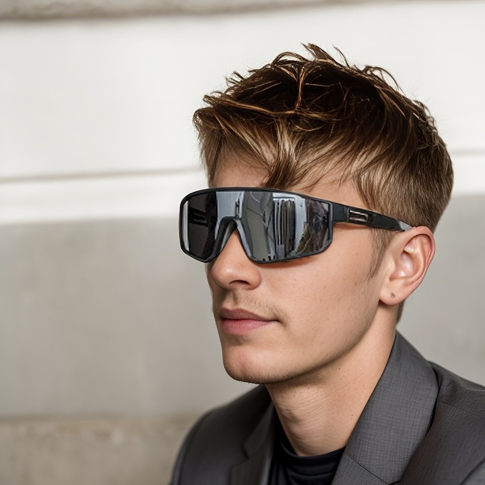 European and American large frame glasses for both men and women, suitable for daily travel