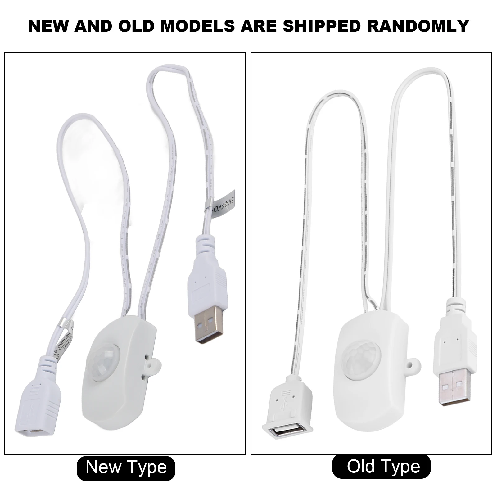 Motion Sensor Human Presence Sensor Motion Detector Motion Sensor LED Strip 2A DC 5‑24V Mini PIR Infrared Motion Sensor Detector Automatic Switch LED Strip USB Interface