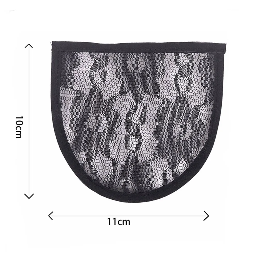 Swiss Lace Net Drawstring Ponytail Lace Wigs Hair Nets Braiding Wigs Cornrow Cap for Wig Accessories 5pcs/bag wig caps hair nets