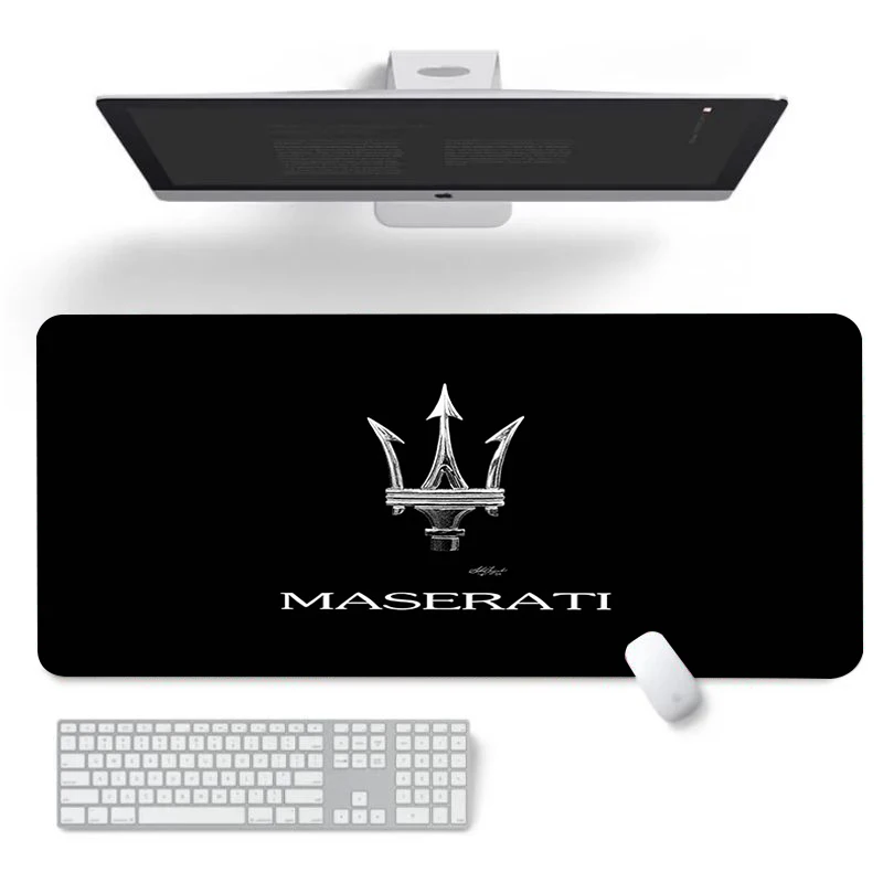 

M-Maserati Mouse Pad Gaming Mats Computer Tables Xxl Mousepad Gamer 900x400 Large Desk Mat Playmat Deskpad Deskmat Cabinet Pads