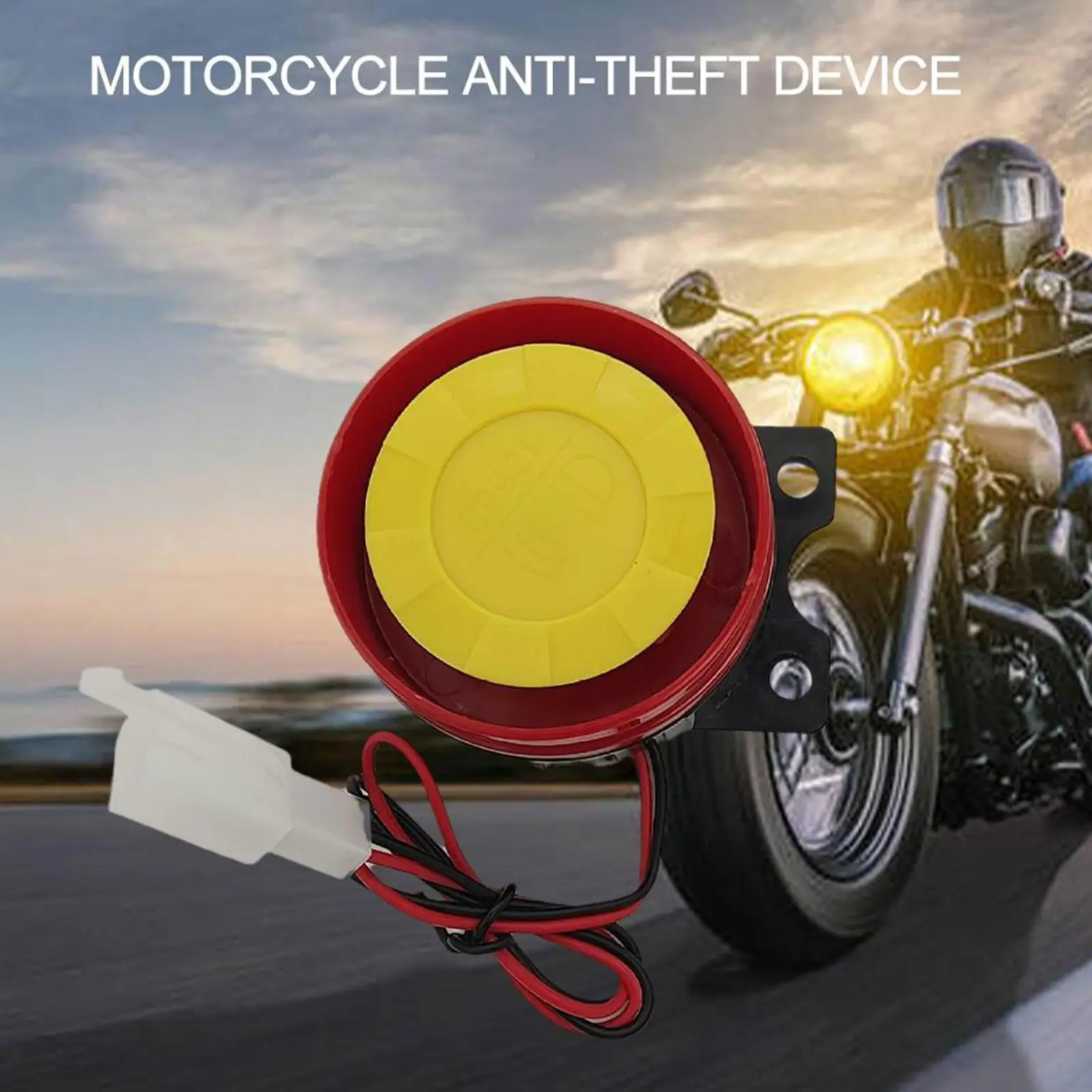 12V Car High Power Siren Motorcycle Alarm System Remote Control Alarm Bike High Waterproof Power Anti-theft For Motorcycle