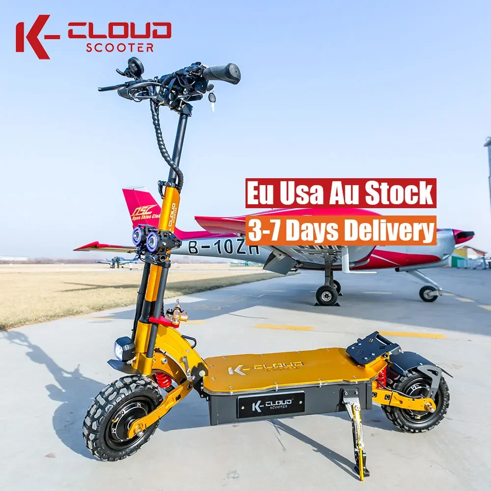 

Direct Selling American European Union Warehouse 6000W Off-road 60v Electric Scooter Adult 2-wheel 11-inch Trotinette Electrique