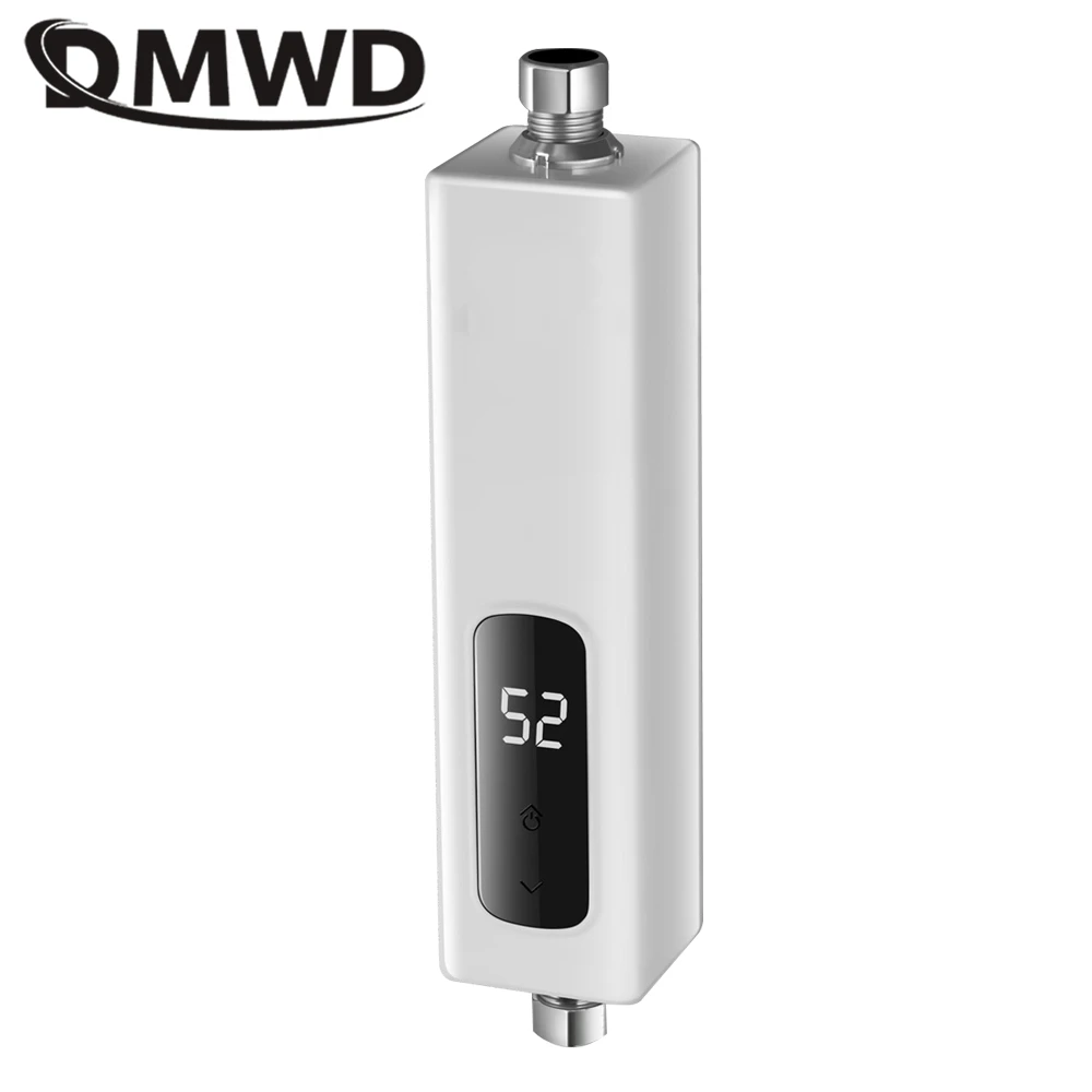 DMWD Household Electric Heater Instant Heating Water Machine Free Water Storage Warmer With Shower Head Quickly Heating 220V