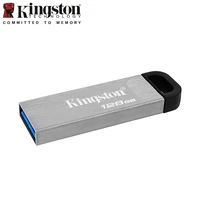 Kingston DataTraveler Kyson USB Flash Drive with Stylish Capless Metal Case 32GB 64GB 128GB 256GB 512GB Pen Drive USB3.2 u Disk 4