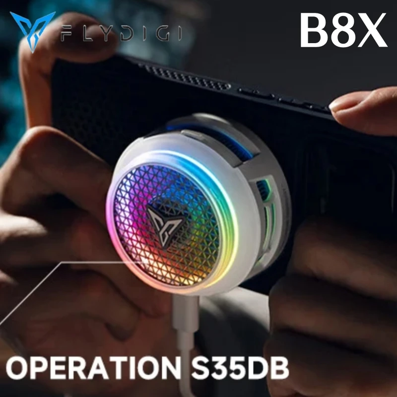 PC用ファン・クーラー FLYDigi B8X Flydigi B8X Magnetic Phone Cooler Fan Ultra Fast Heat