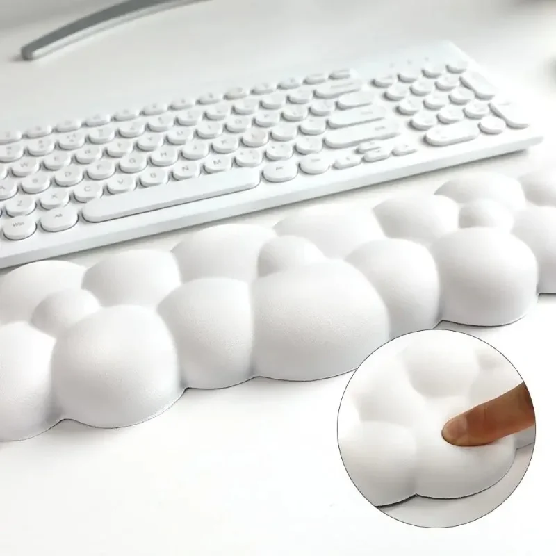 Cloud Wrist Rest Cushion for Mouse Ergonomic Soft Memory Foam Wrist Pain Relief Mouse Support Pad with Anti-Skid Base mouse wrist rest pad