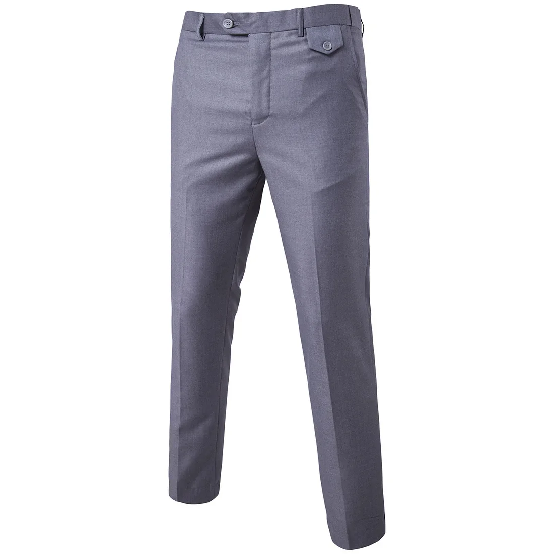 

Men Groom Groomsmen Wedding Dress Business Official Solid Color Plus Size Fashion Classic Suit Pants / Men's Casual Trousers