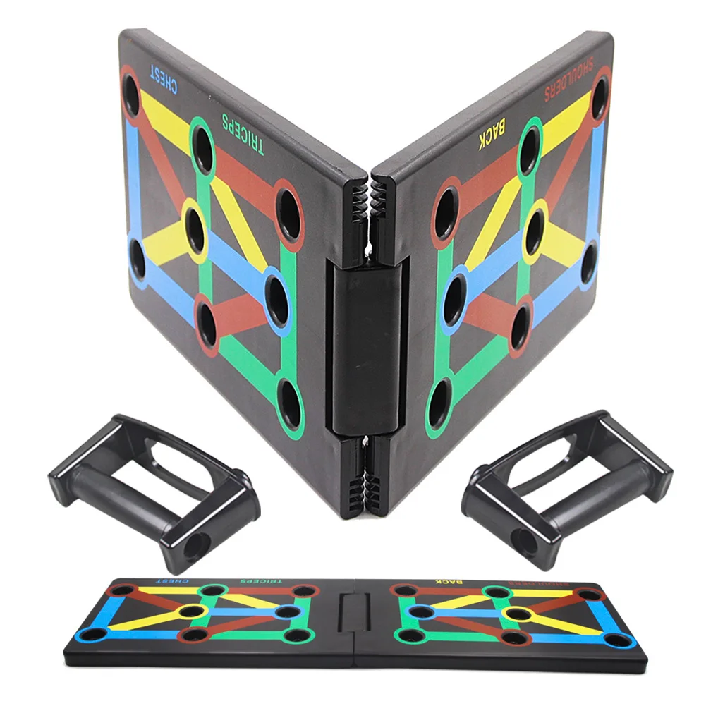 12-in-1 Push Up Board Training System, Portable Push Up Stands Pushup Equipment for Home Upper Body Fitness Training