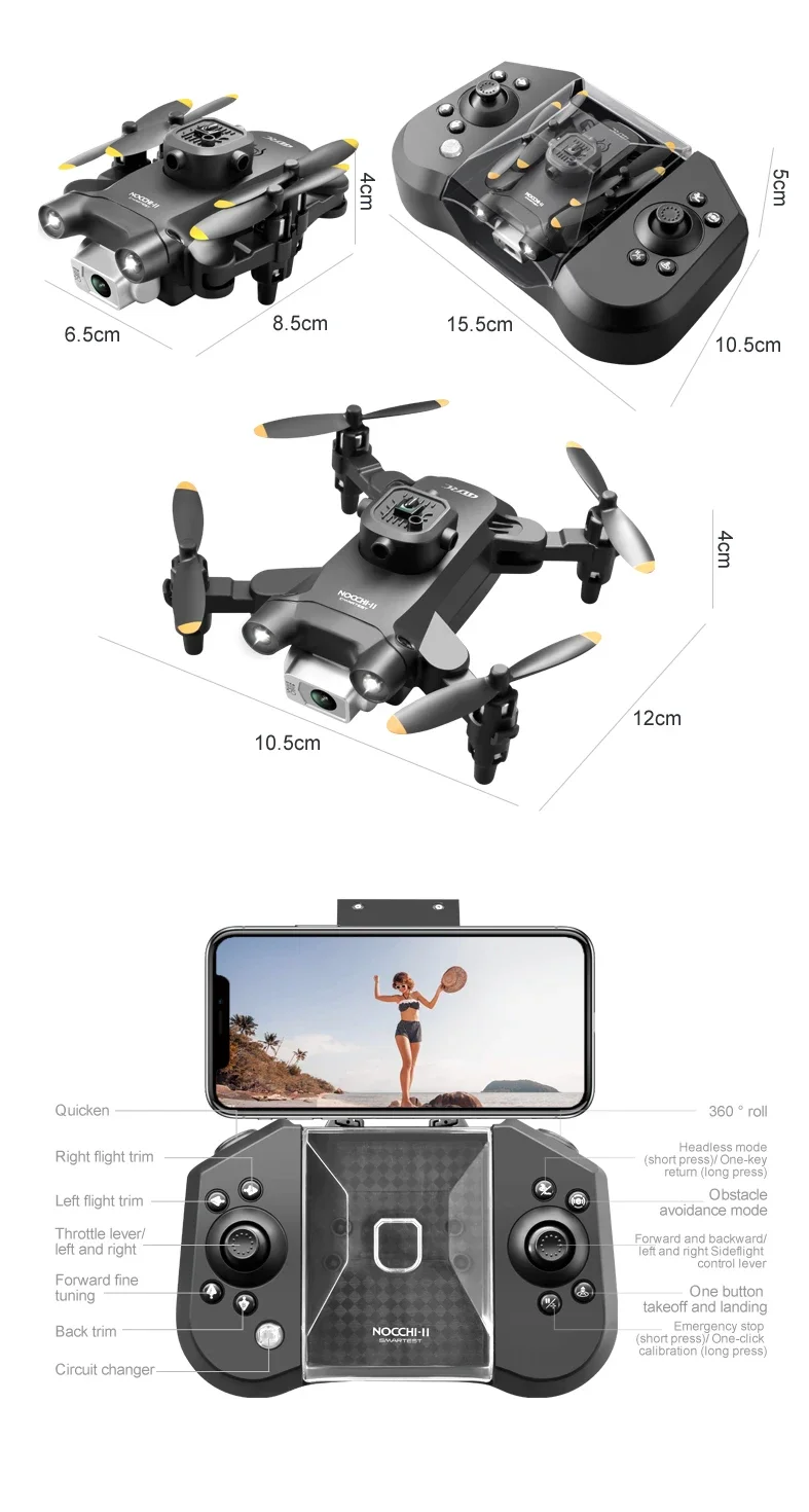 Lenovo Mini V30 Drone 8K Aerial HD Profesional RC FPV Drone Five-sided Intelligent Obstacle Avoidance Mini Convenient GPS Drone