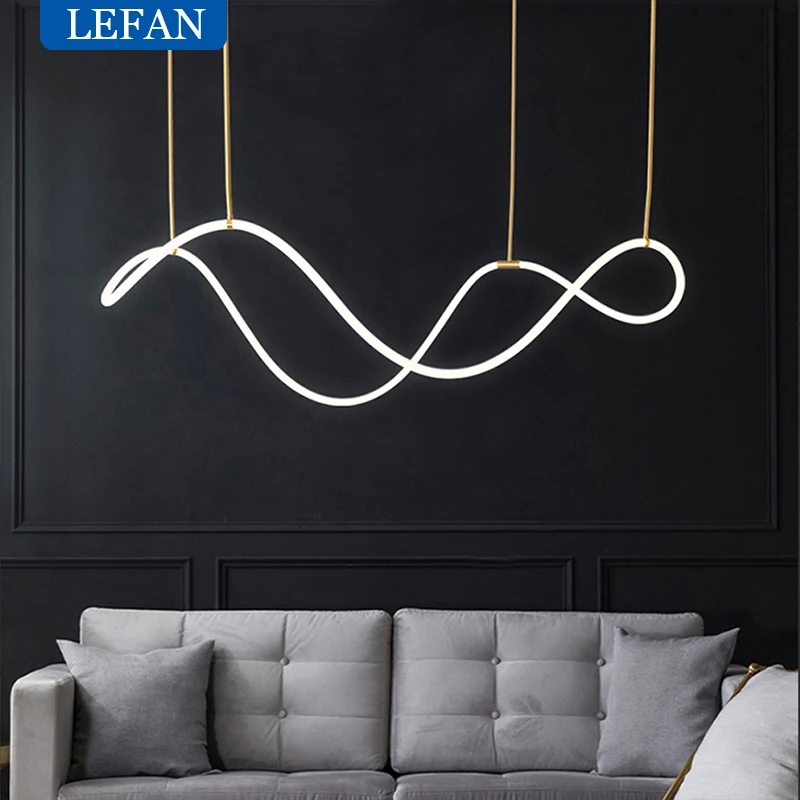 Morden LED Chandelier For Living Room Hanging Lamps Dimmable Pendant Light Suspension Luminaire Lampen For Dinning Room