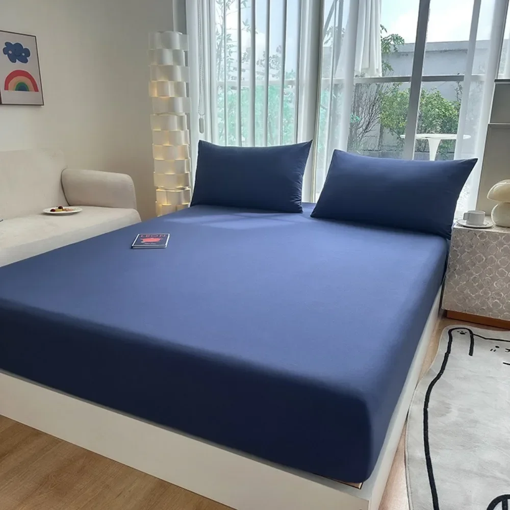 90/120/150/180/200cm Fitted Sheet Elastic Bands Non Slip Adjustable Mattress Covers for Single Double King Queen Bed Bedsheets 5