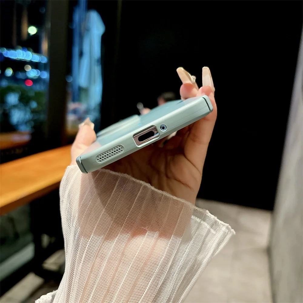 Smooth Candy Color Magnetic Back Cover - Hard PC Phone Case, Skin-Friendly Design
