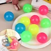 6cm Luminous Ceiling Ball Sticky Squash Ball Air Sticky Target Ball Throwing Decompression Ball Venting Artifact Kids Toy Gift 4