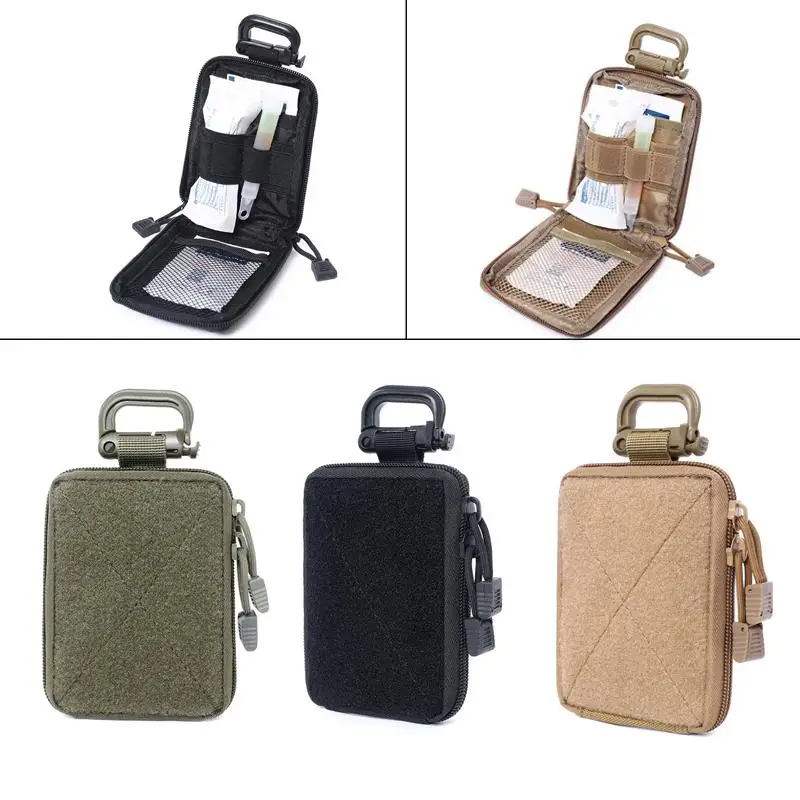 Borsa Porta Attrezzi EDC da Esterno, Organizer per Gadget EMT, Piccola Borsa Tascabile per Viaggi, Escursioni, Campeggio, Caccia, Accessori da Cintura