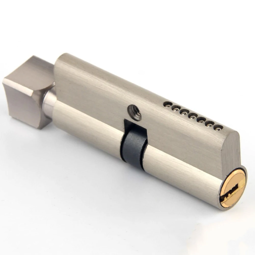 

1pc Universal Small 70mm Lock Cylinder 3 Keys High-security 6-Pin Cylinders Home Security Home Improvement Door Hardware