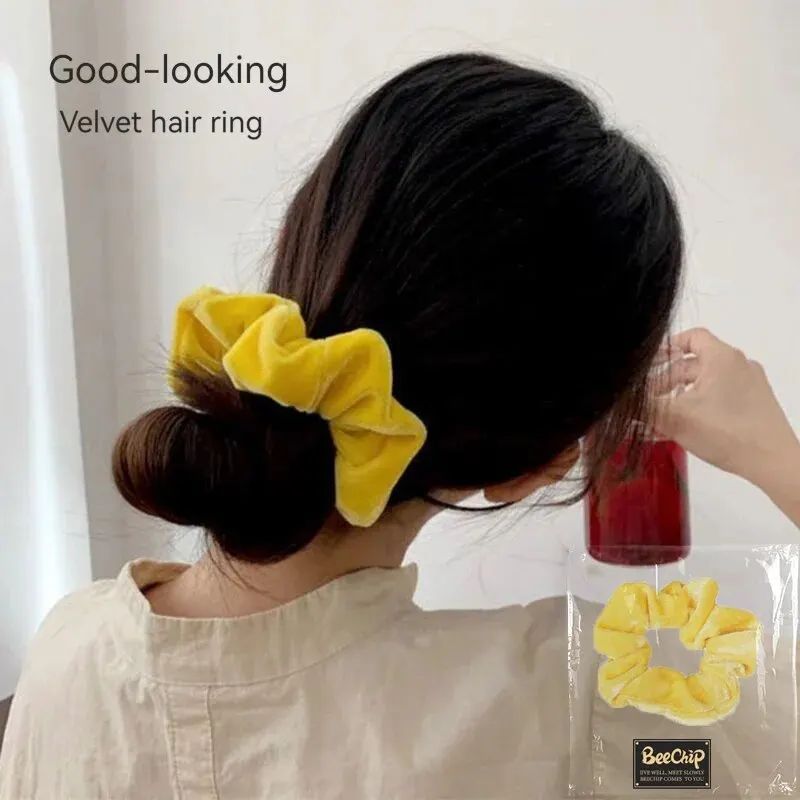Hair Ties 10PCS Macaron Color Hair Rope Simple Style Good Elasticity Fashion Accessories for Girls