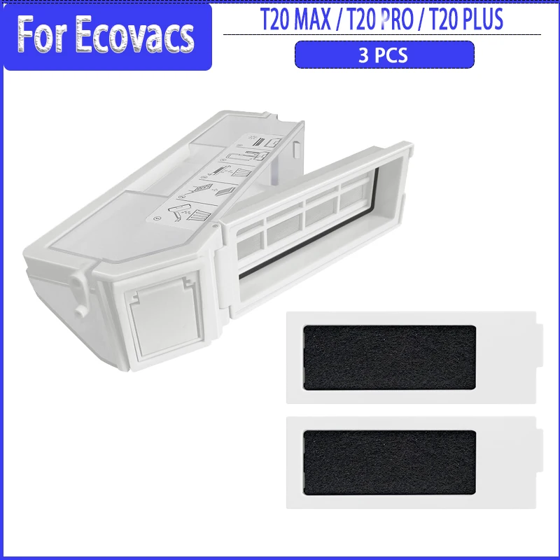 Dust Box para Ecovacs Deebot Acessório de Substituição do Lixo Peça Sobressalente para Ecovacs T20 T20max T20pro