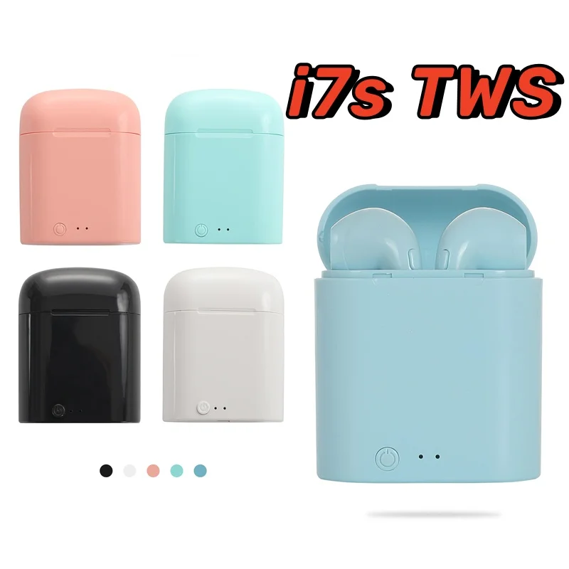 

New i7s Wireless Headphones Bluetooth 5.0 Earphones i7s Mini Style Earphones Sports Handsfree Headset In-Ear Stereo Earbuds