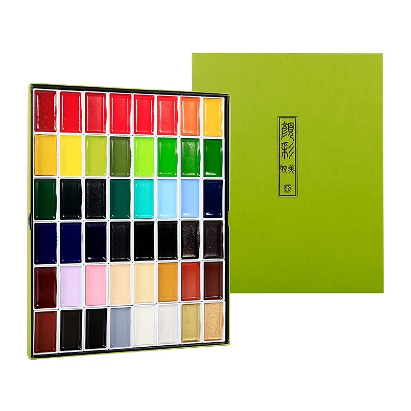 Watercolor Painting Set, Watercolor Paint, Watercolor Pigment | Kuretake Solid Watercolor Paint Set Metallic Water Color Paints For Painting Art Supplies