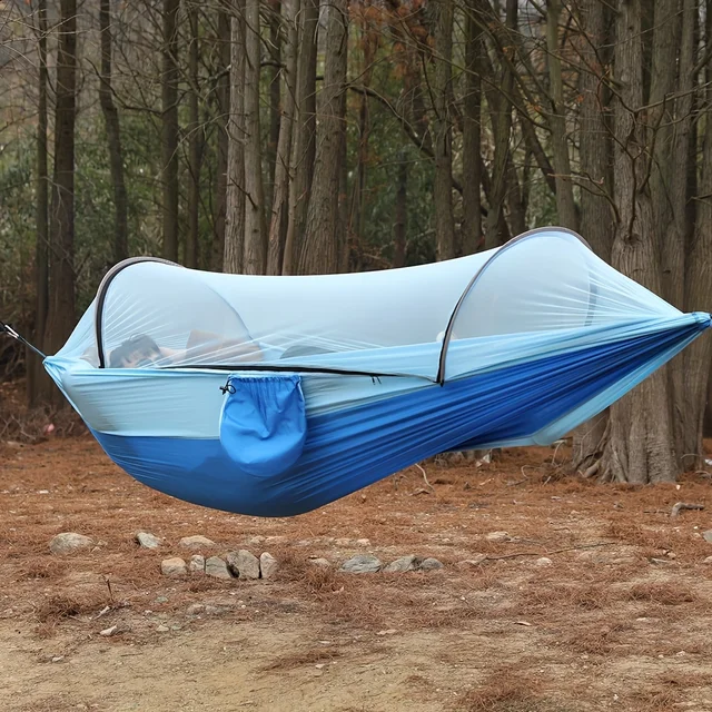 Quickly install hammock with mosquito net nylon 3