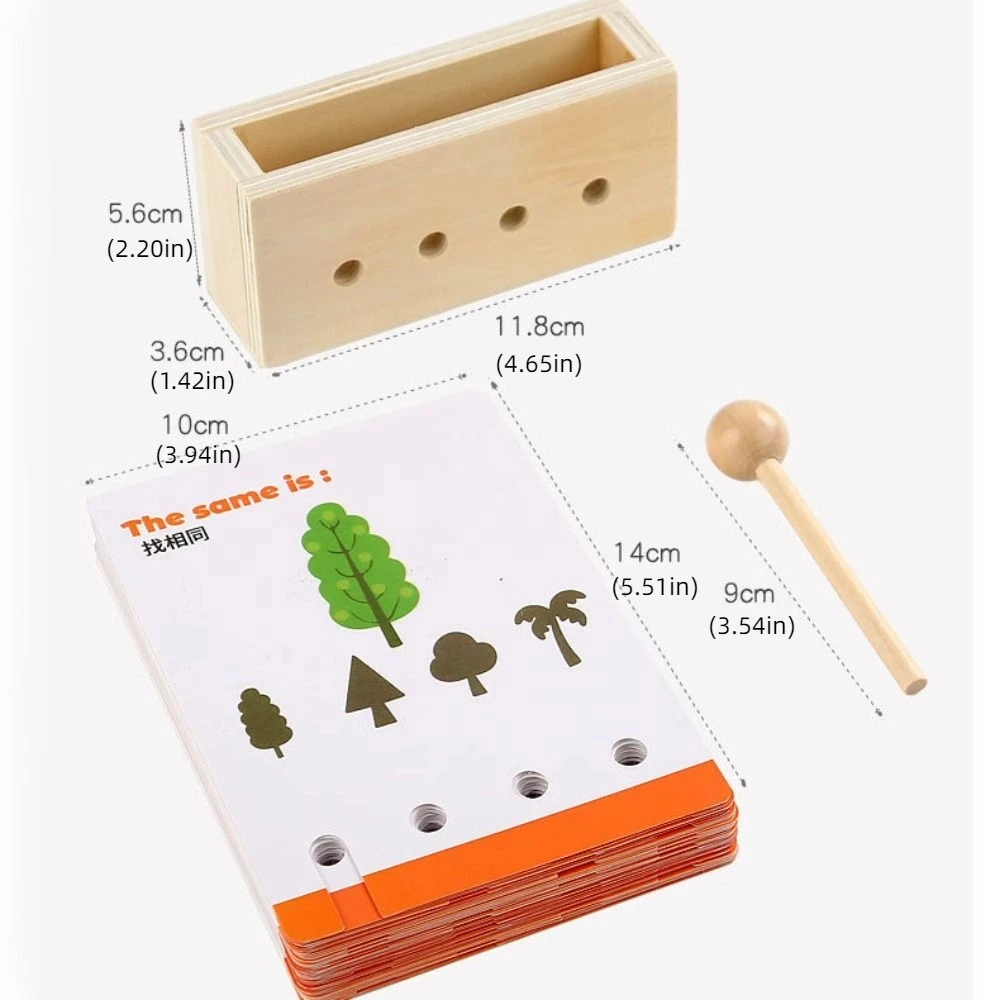 Montessori Logic Unlocking Game Matching Game Early Educational Logic Key Thinking Training Intelligence Multifunction