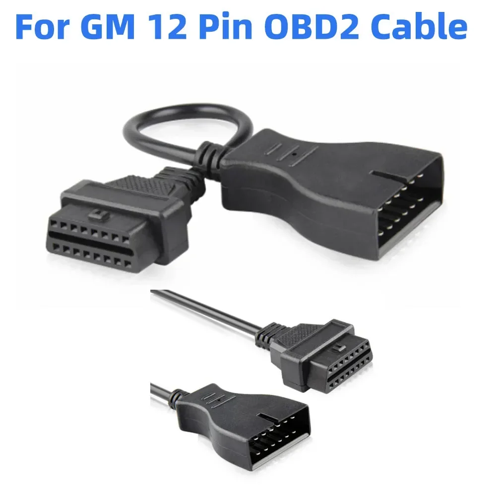 For-GM-12-Pin-OBDII-OBD2-Auto-Diagnostic-Connector-Adapter-Cable-GM12 ...