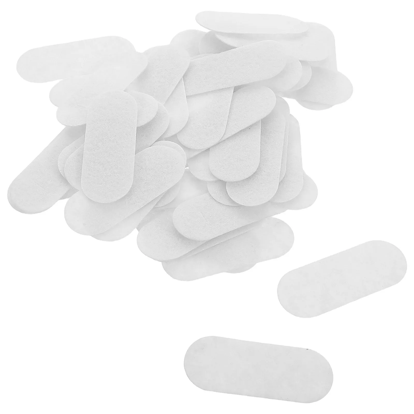 100Pcs DIY 워터 드롭 클립 가스켓 헤어핀 만들기용 펠트 패드 바레트 공예..
