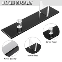 Knives Display Holder Acrylic Knife Display Stand Rack Outdoor Exhibition Tool Holder for Kitchen Counter Home Decor 87HA 2