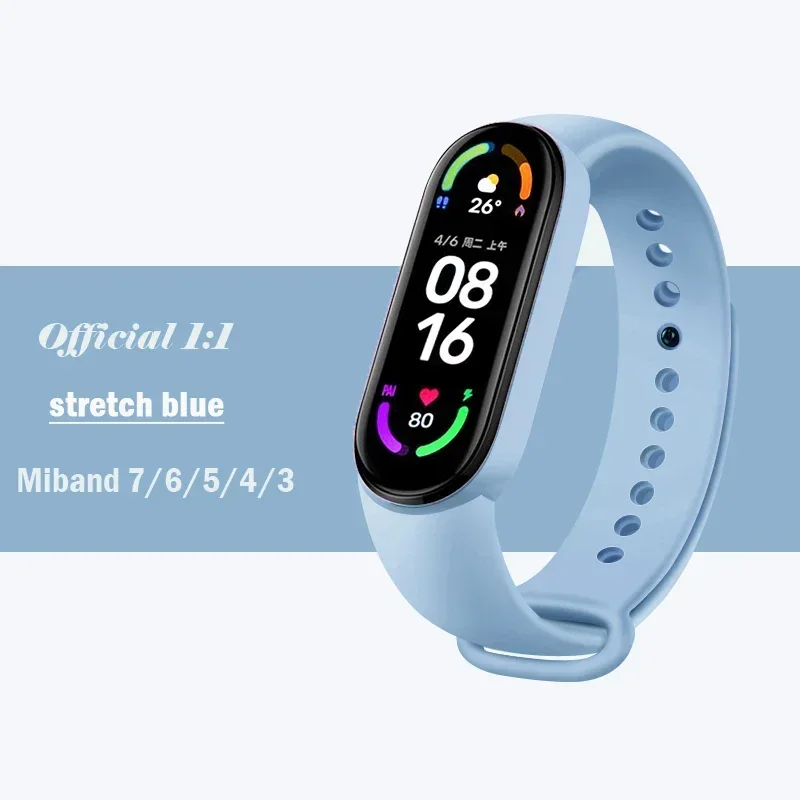 Premium Silicone Sport Strap for Mi Band Bracelet Watch