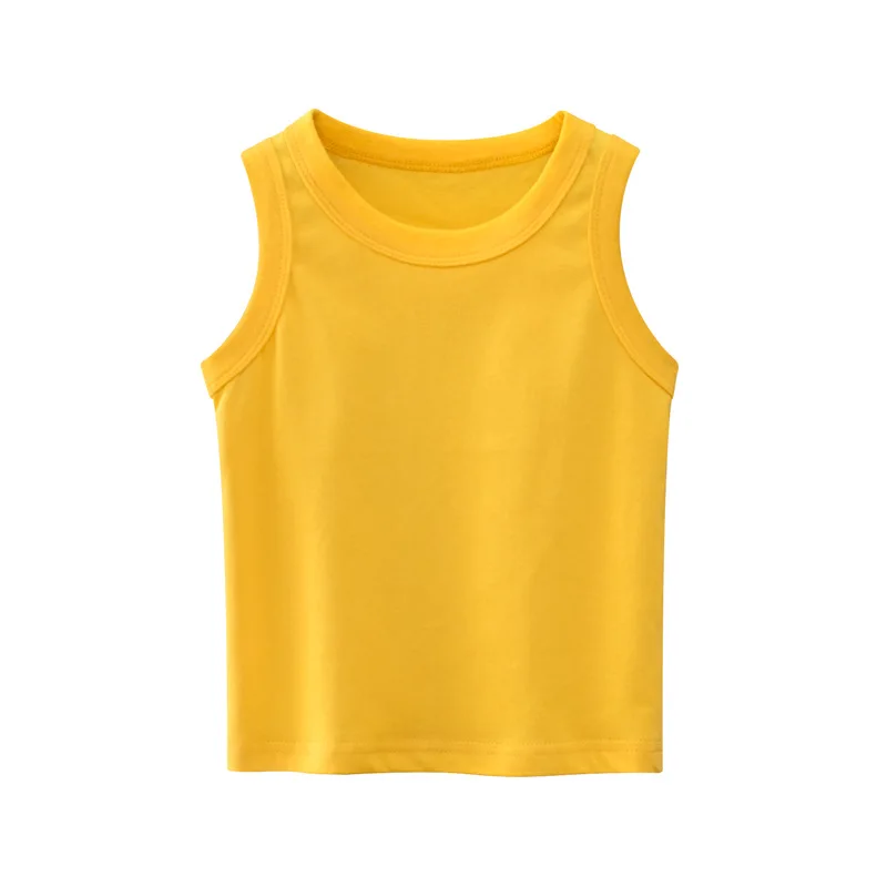 kids tops cotton girls vest candy kids camisole children summer baby singlet girls undershirts teenager tank