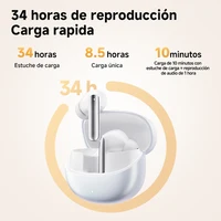 QCY MeloBuds Pro ANC Bluetooth 5.3 - Auriculares Inalámbricos con Cancelación de Ruido, 34H Reproducción y 6 Micrófonos 5