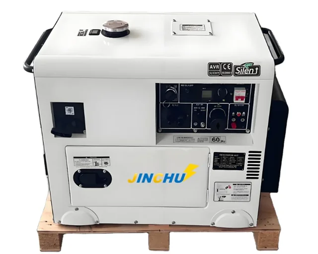 Groupe électrogène silencieux JC Mini 5KW 6kVA triphasé AC/DC à turbine à gaz, alimenté au gaz, essence, GPL, biogaz, 5-10KW 1