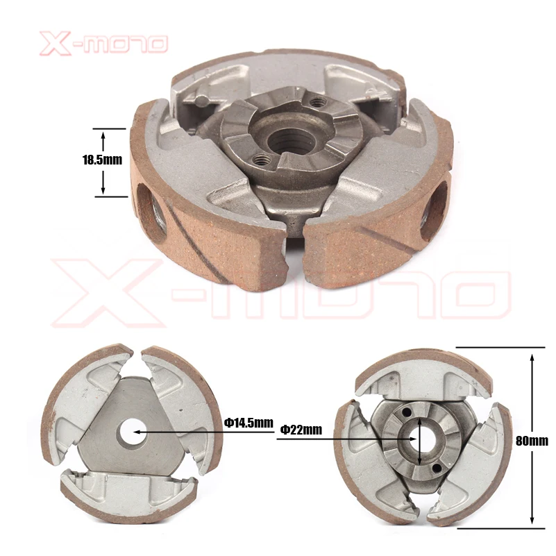 MOTOR Store Shoes 40-6/40-5/ for KTM50 Centrifugal Clutch Plate 49cc Mini Pocket Pit Quad ATV Dirt Ride Coffee motorcycle clutch spring set