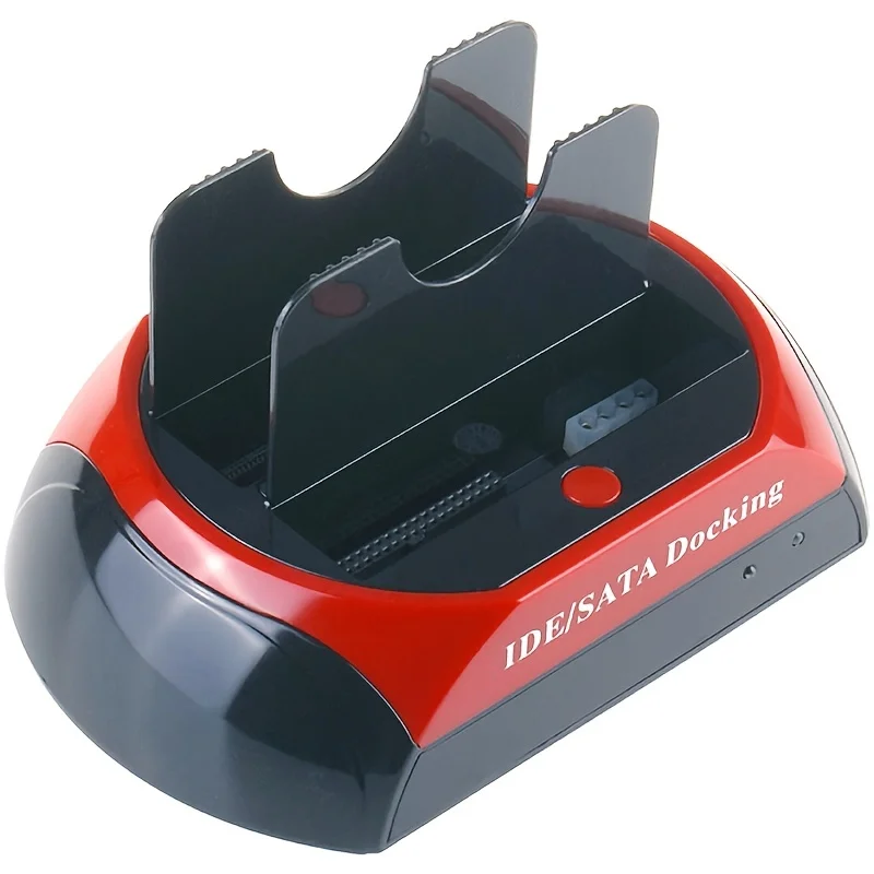 Hdd docking station 2.5 & 3.5 IDE/SATA Universal Hard Drive Dock-Dual-Disk, Dual-Use Serial & Parallel Ports for Maximum Mobility