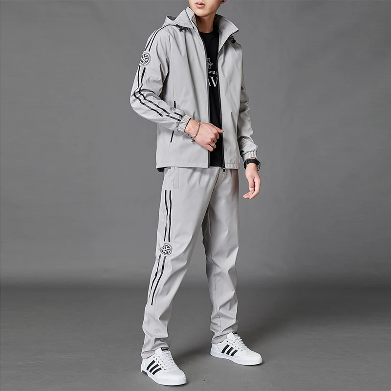 Sports jacket suit men's casual fashion brand Fall 2024 new style all-around handsome Korean version of the trend of slim coat