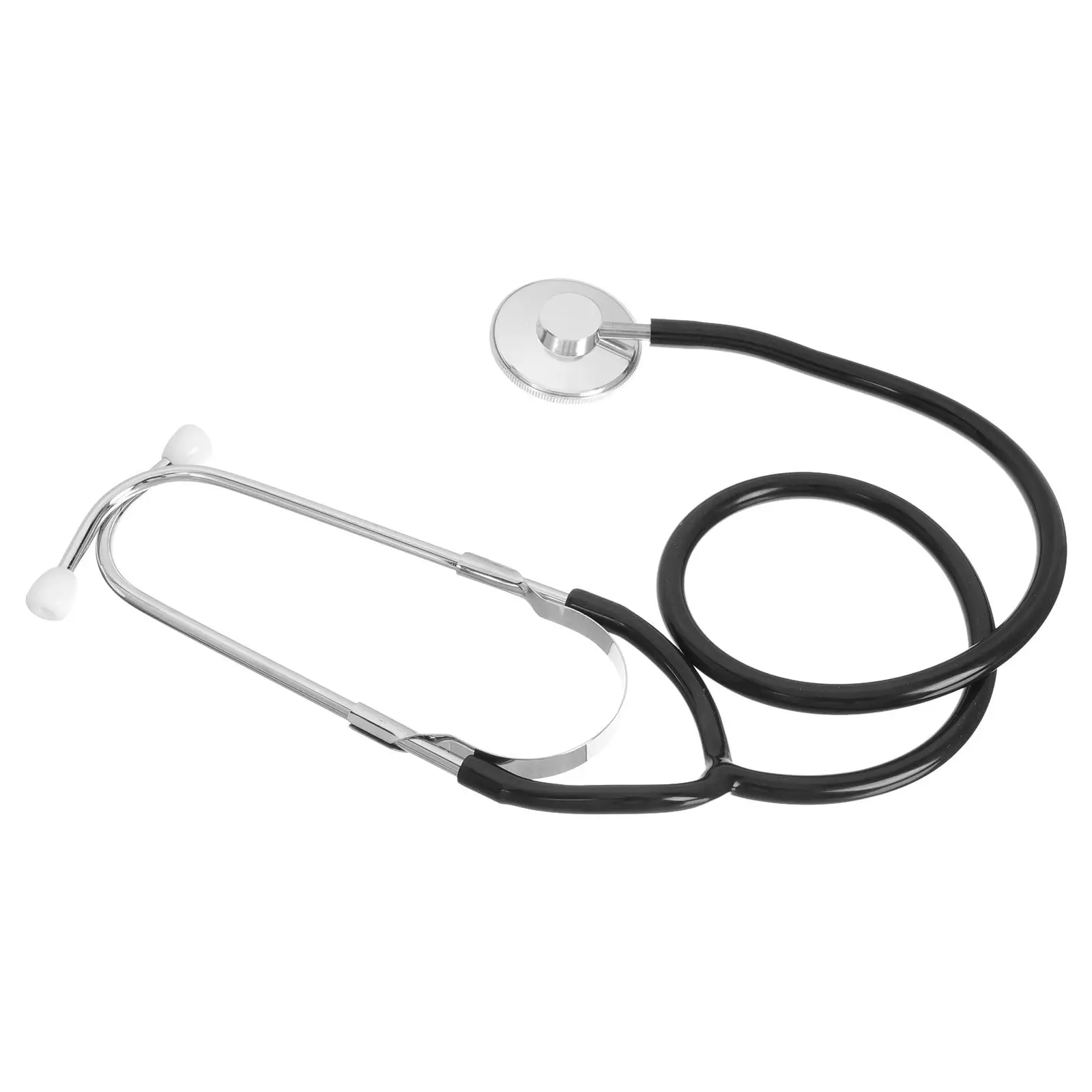 Veterinary Stethoscope Stainless Steel Lightweight Portable Closed Earplugs Clear Sound Transmission Livestock