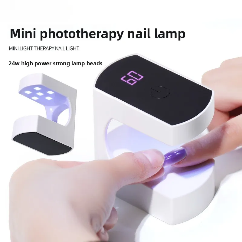 휴대용 미니 USB 네일 램프 LED&UV 젤 광택 및 경화 빠른 건조 지능형 유도 네일 아트 도구