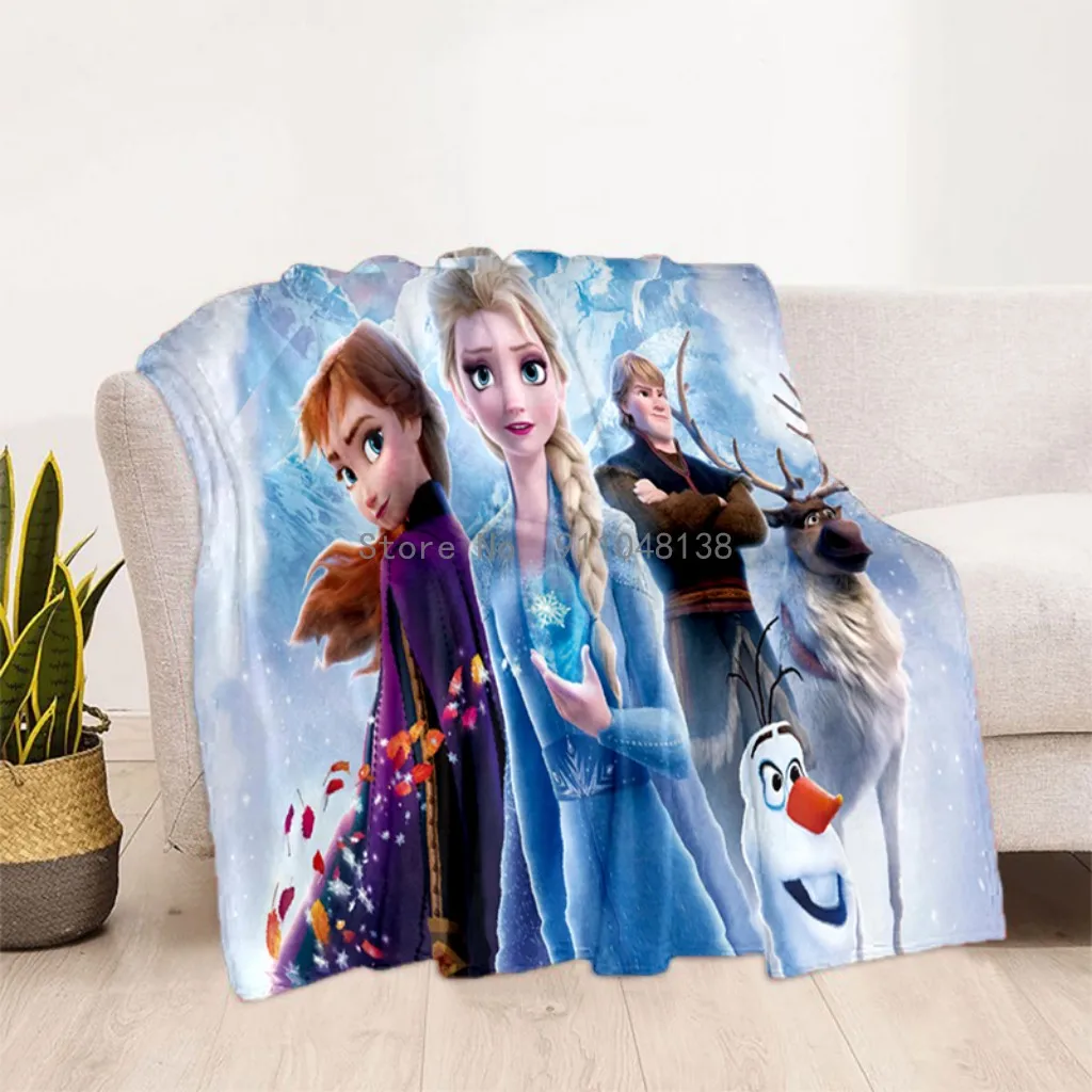Anna and online elsa fleece blanket